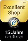 Trusted Shops Excellent Shop Award: elevator ist seit 15 Jahren zertifiziert
