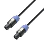 Adam Hall Cables 3 Star Serie Lautsprecherkabel 2 x 1,5 mm Standard Lautsprecherverbinder 4-Pol 5 m