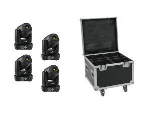 EUROLITE Set 4x LED TMH-S90 + Case