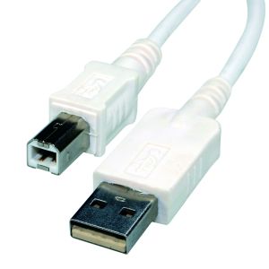 Reloop USB-B/M USB-A/M 3 m white - Perspektive