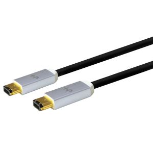 NEO-W by Oyaide d+ professionelles IEEE 1394 Firewire Kabel 6pin-6pin 2,0m (Retoure)