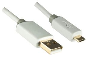 Dinic USB 2.0 auf Micro-USB Kabel 0,5m w - Perspektive