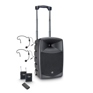 241104 LD Systems ROADBUDDY 10 BPH 2 B5 Akkubetriebener Bluetooth-Lautsprecher mit Mixer, 2 Bodypacks und 2 Headsets - Perspektive