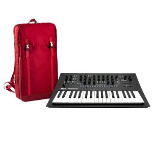 242311 Korg minilogue xd + Sequenz MP-TB1-RD Multi-Purpose Backpack Red - Perspektive