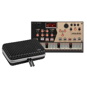 242313 Korg Volca Drum + Sequenz Softshell Case grau - Perspektive