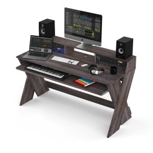 243153 Glorious Sound Desk Pro Walnut - Perspektive
