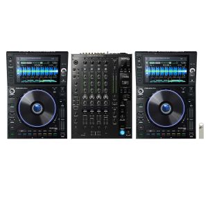 243645 Denon DJ Prime Bundle 2x SC6000 PRIME + X1850 PRIME 
+ Elevator USB Stick 32 GB - Perspektive