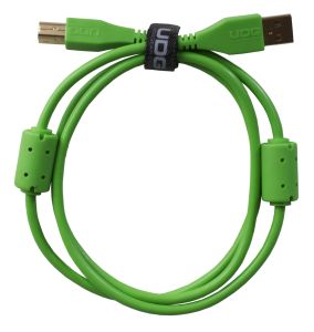243800 UDG Ultimate Audio Cable USB 2.0 A-B Green Straight 1m - Perspektive