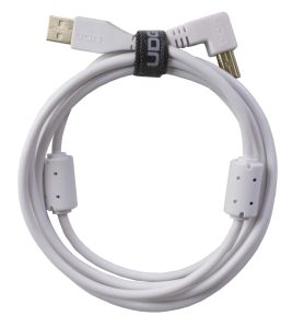 243820 UDG Ultimate Audio Cable USB 2.0 A-B White Angled 1m - Perspektive