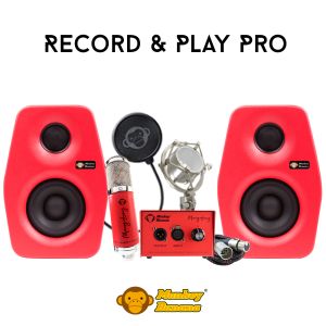 244518 Monkey Banana Record & Play Set PRO red - Perspektive