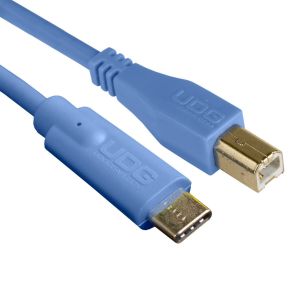 UDG Cable USB 2.0 C-B Blue Straight 1,5m Blue Straight 1,5m