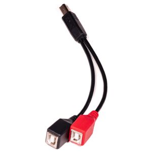 1010music USB-B-Splitter-Kabel für bluebox