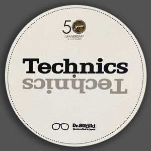 Dr. Suzuki X Technics 12'' 50th Limited Edition Slipmats weiß