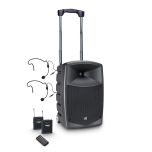 241105 LD Systems ROADBUDDY 10 BPH 2 B6 Akkubetriebener Bluetooth-Lautsprecher mit Mixer, 2 Bodypacks und 2 Headsets - Perspektive