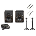 243538 Palmer Monitor Controller Bundle 2x STUDIMON 5 + MONICON XL + Kabel + 2x Monitor Stands - Perspektive