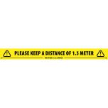 244086 Adam Hall Accessories 58067 ENG Social Distancing Tape Englisch - Perspektive