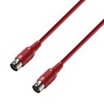 244323 Adam Hall Cables K3 MIDI 0075 RED MIDI Kabel 0,75 m rot - Perspektive