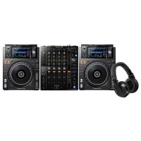 Pioneer DJ XDJ-1000 MK2-PACK 2x XDJ-1000MK2 + DJM-750 MK2 + HDJ-X7-K