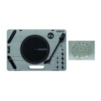 Reloop SPIN + SolidCutz Aluminum Plattern Silver