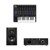 Reloop Keypad Pro + Steinberg IXO12 + 2x Adam Audio T5V