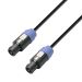 Adam Hall Cables 3 Star Serie Lautsprecherkabel 2 x 1,5 mm Standard Lautsprecherverbinder 4-Pol 5 m