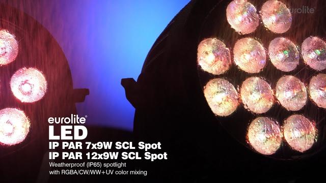 EUROLITE LED IP PAR 7x9W SCL Spot / EUROLITE LED IP PAR 12x9W SCL Spot