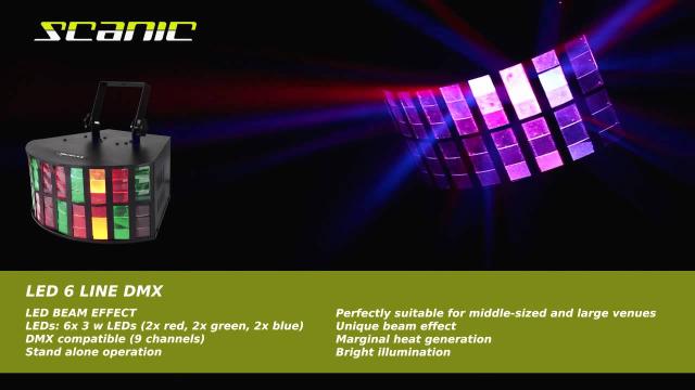 Scanic LED 6 Line DMX