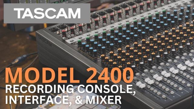 Model 2400   24-Track Analog Recording Console, Live Mixer, and Audio Interface