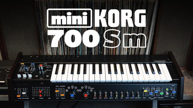 Introducing the miniKORG 700Sm Synthesizer