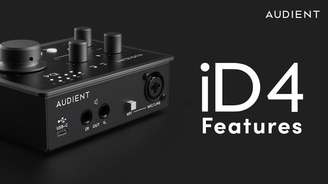 Audient iD4 MkII Feature Overview