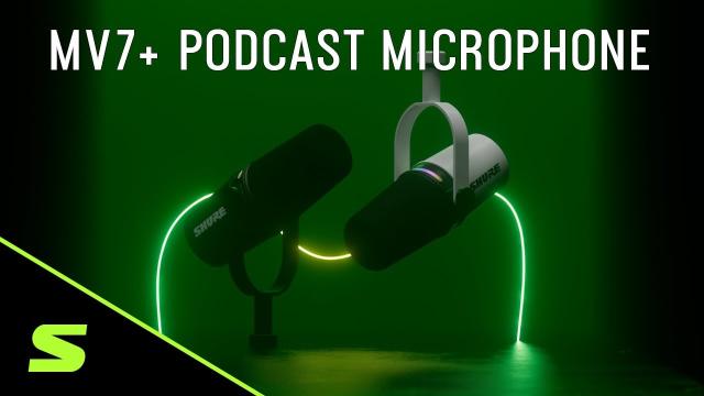 Tap the Full Spectrum of Sound: MV7+ Podcast Microphone | Shure