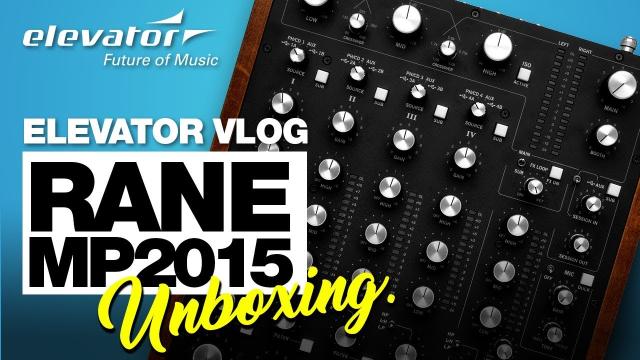 Rane MP2015 - Rotary Mixer - Unboxing (Elevator deutsch)