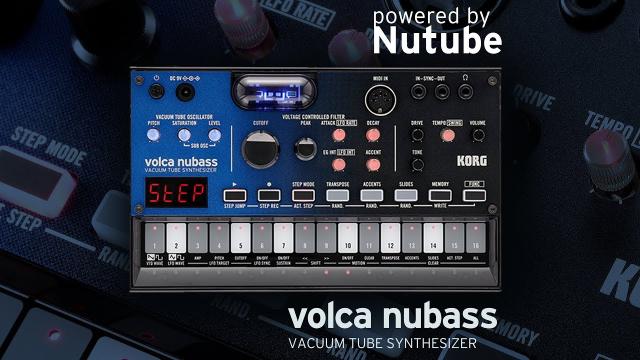 KORG volca nubass: Delivering huge bass via a real vacuum tube