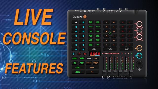 iCON Pro Audio Live Console Features