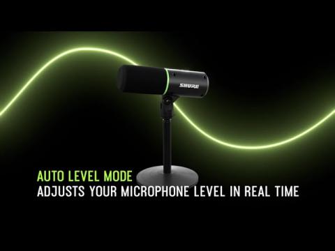 Shure MV6 Dynamic USB Gaming Microphone for PC Gamers & Streamers | Shure