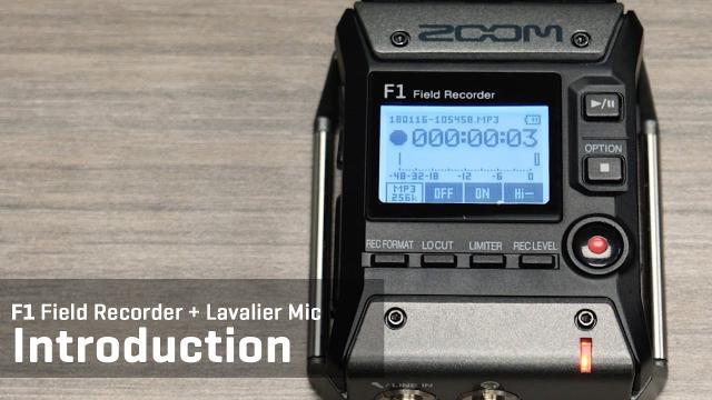 F1 Field Recorder + Lavalier Mic Introduction