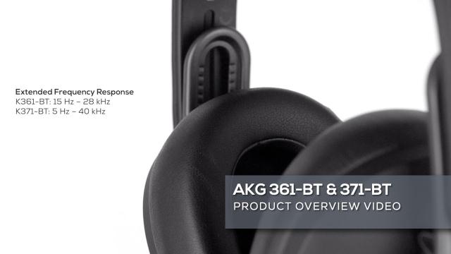 AKG K361-BT and K371-BT Headphones Overview