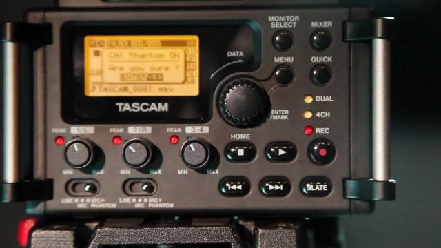 TASCAM DR-60D Recorder for DSLR Filmmakers