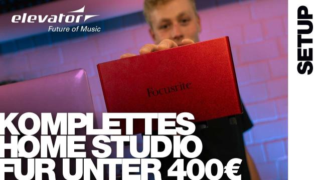 Setup: Komplettes Home Studio für unter 400€ | Focusrite Scarlett 4th Gen, Adam Audio, Novation