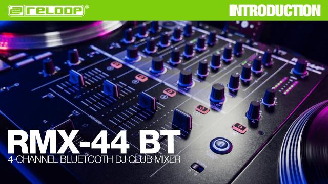 Reloop RMX-44 BT - 4-Channel Bluetooth DJ Club Mixer (Introduction)